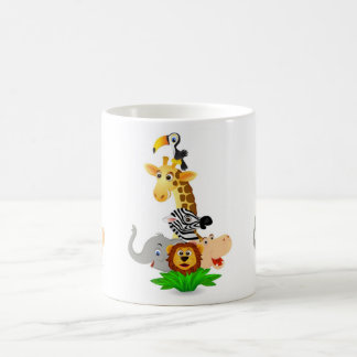 Safari animal coffee mug