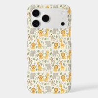 Safari animal nursery print