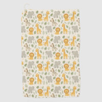 Safari animal nursery print