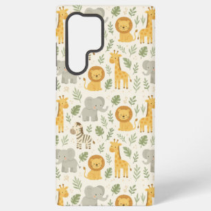 Safari animal nursery print samsung galaxy case