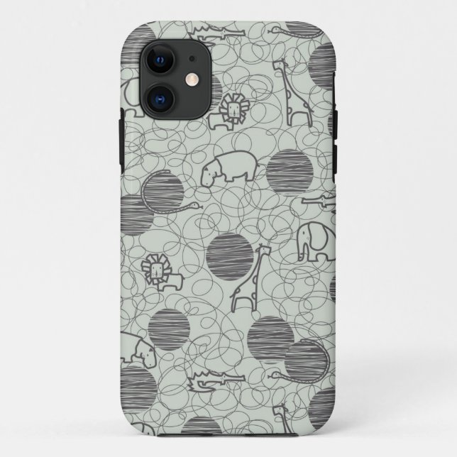 safari animals 1 Case-Mate iPhone case (Back)