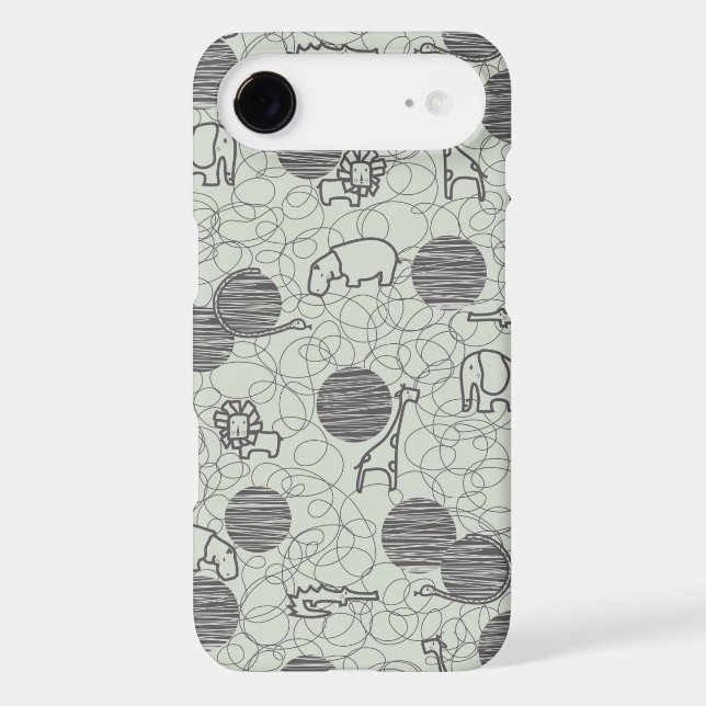 safari animals 1 Case-Mate iPhone case (Back)