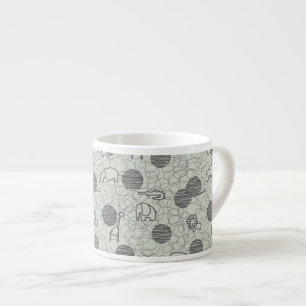 safari animals 1 espresso cup