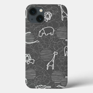 safari animals 5 iPhone 13 case