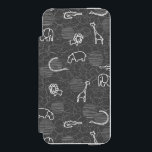 safari animals 5 incipio watson™ iPhone 5 wallet case<br><div class="desc">Vector seamless pattern showcasing cute little baby safari animals © and ® Bigstock® - All Rights Reserved.</div>