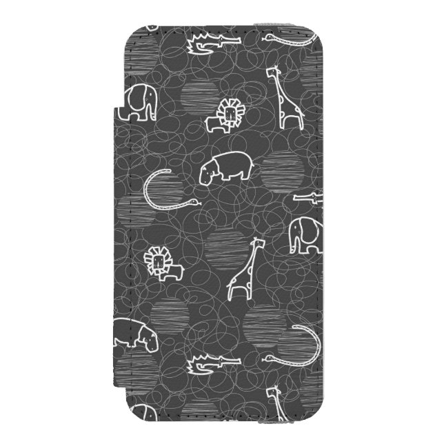 safari animals 5 incipio iPhone wallet case (Folio Front)