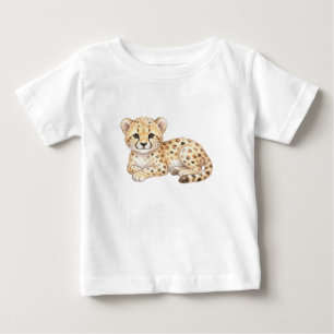 Safari Animals-Baby Cheetah Baby T-Shirt