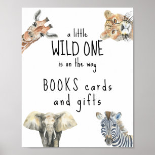 Safari animals - Books cards and gifts Poster