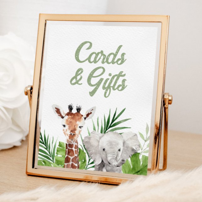Safari Animals Cards and Gifts Poster (Creator Uploaded)