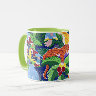 Safari Animals, colourful pattern, Mug