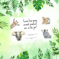 Safari animals - how many animal crackers game