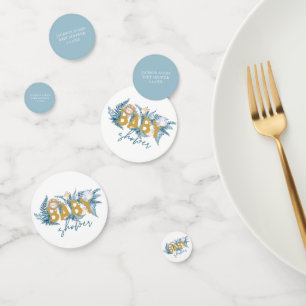 Safari Animals Personalised Baby Shower Confetti