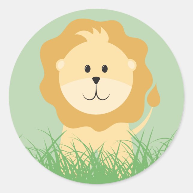 Safari Animals Sticker - Zebra (Front)