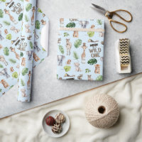 Safari Animals Themed WIld one 1st birthday blue