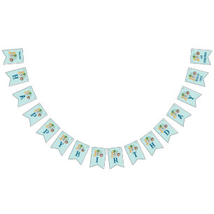 Safari Animals Wild One 1st birthday Bunting