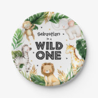 Safari Animals Wild One 1st Birthday Party Decor