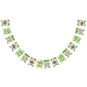 Safari Animals Wild One Birthday PHOTO Bunting