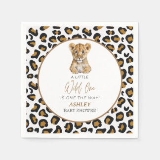Safari Baby Animals Baby Shower Napkin