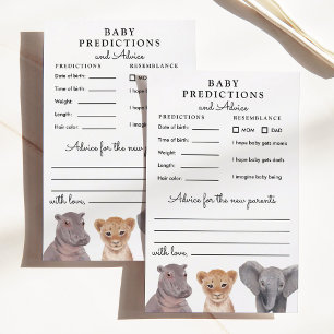 Safari Baby Animals Predictions & Advice