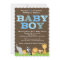 Safari Baby Boy Shower Invitation