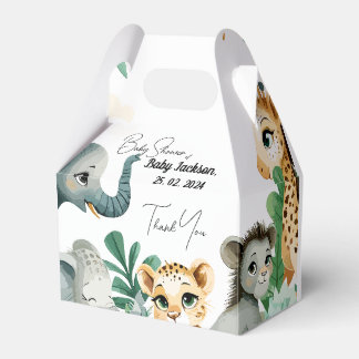 Safari Baby Shower  Favour Box