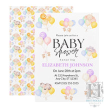 Safari Baby Shower Invitation