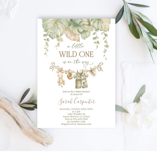 Safari Baby Shower Invitation (Creator Uploaded)