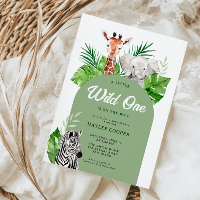 Safari Baby Shower Invitation (Creator Uploaded)