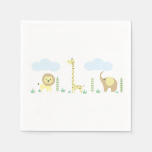 Safari Baby Shower Napkins