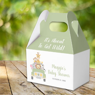 Safari Baby Shower Thank You Favour Box