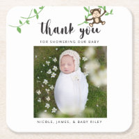 Safari Baby Shower Thank You Jungle Animals