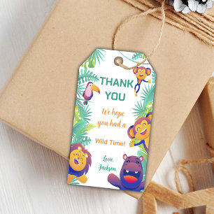 Safari Birthday Gift Tags