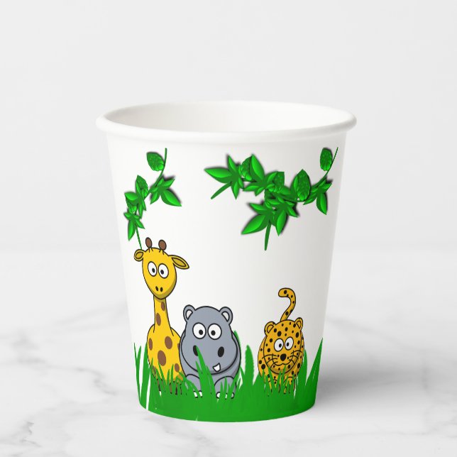 Safari Birthday Party Paper Cup (Front)
