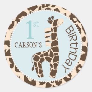 Safari Boy BLUE Sticker CHE 1
