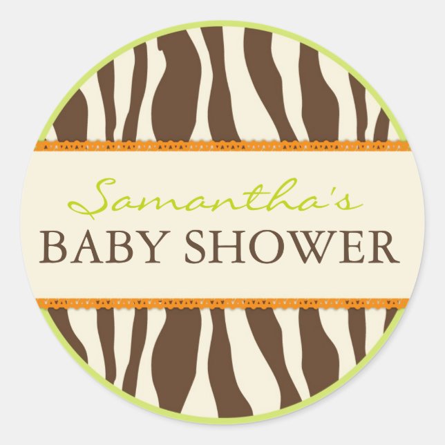 Safari Boy Green Sticker ZEB (Front)