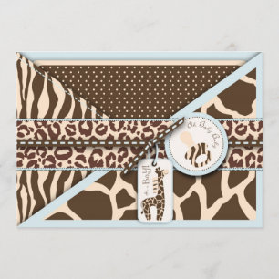 Safari Boy Invitation Card 2