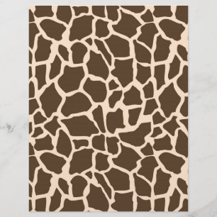 Safari Boy Scrapbook Paper Giraffe