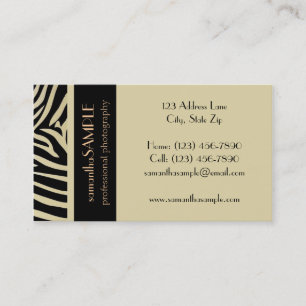 Safari Business Card