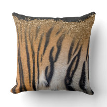 Safari Chic: Animal Skin Texture Throw Pillows