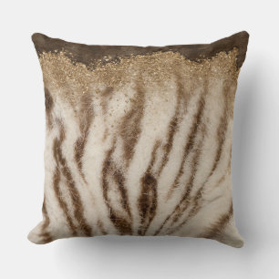 Safari Chic: Animal Skin Texture Throw Pillows