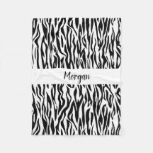 Safari Chic Zebra Blanket For Adventurous Spirits
