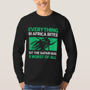 Safari Costume Everything In Africa Bites Tour Gui T-Shirt