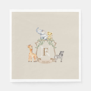 Safari Crest Napkin