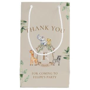 Safari Crest Small Gift Bag