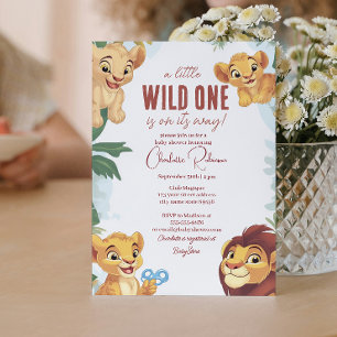 Safari Cute Lions Baby shower  Invitation