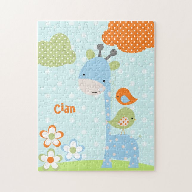 Safari Cuties Giraffe Jigsaw Puzzle (Vertical)