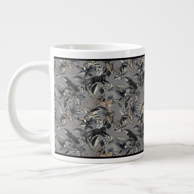 Safari Expedition Large Coffee Mug (Left)