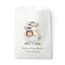 Safari Favour Bags - Jungle Animals Boy Baby Showe