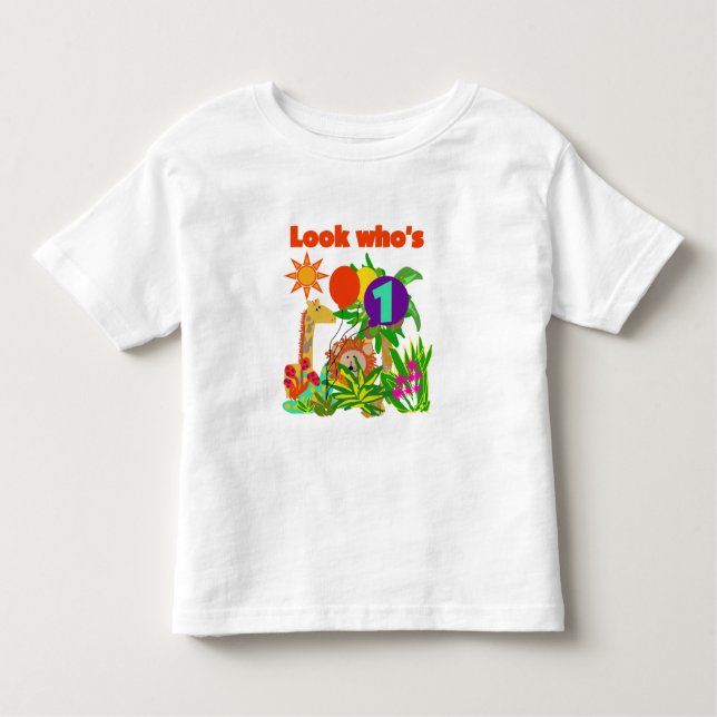 Safari First Birthday Tshirts and Gifts (Front)
