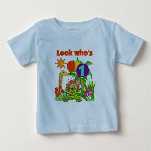 Safari First Birthday Tshirts and Gifts (Front)